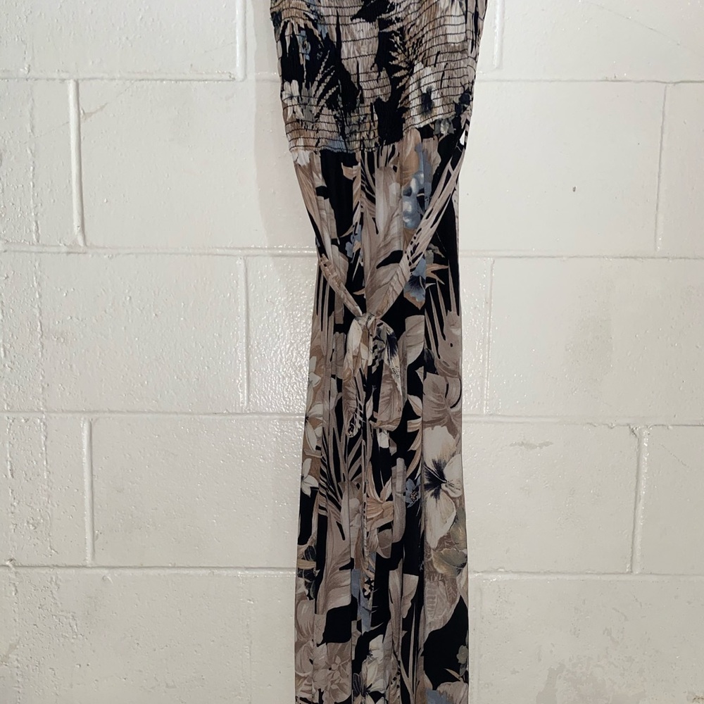 Flora tube top jumpsuit